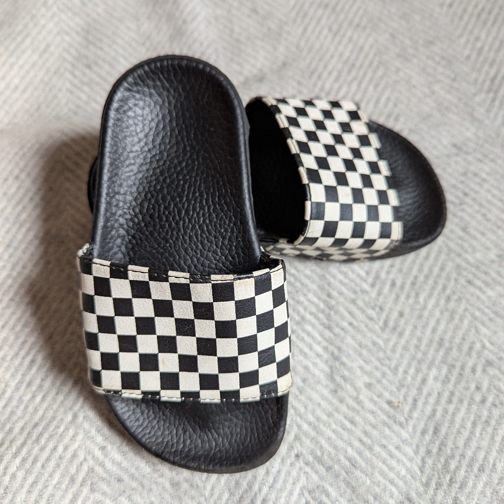 Kids Vans Slide Sandals, Size 11
